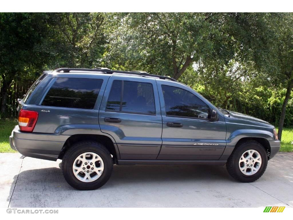 2001 Grand Cherokee Laredo 4x4 - Steel Blue Pearl / Agate photo #10