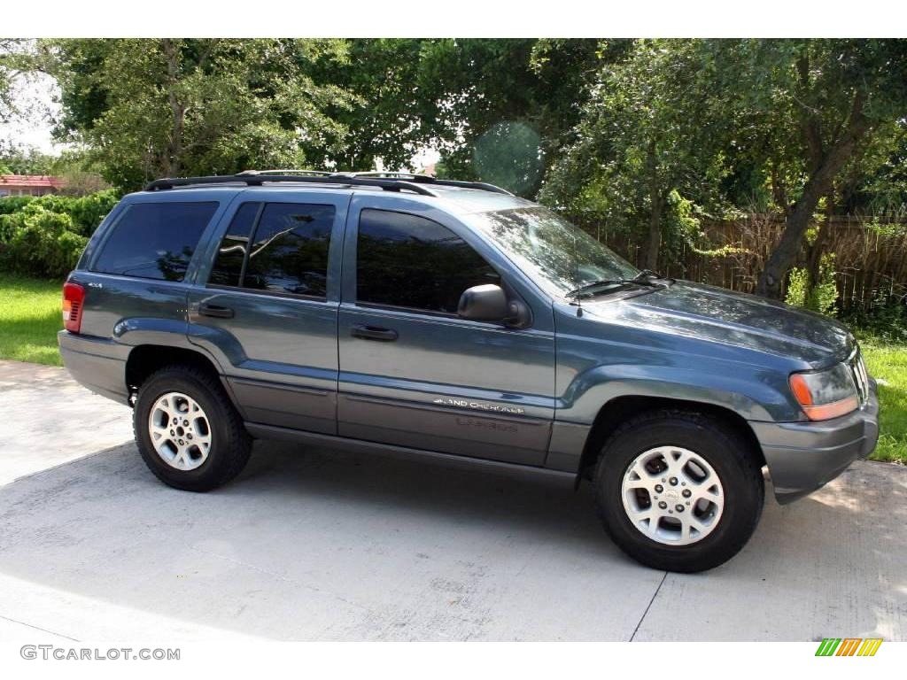 2001 Grand Cherokee Laredo 4x4 - Steel Blue Pearl / Agate photo #12