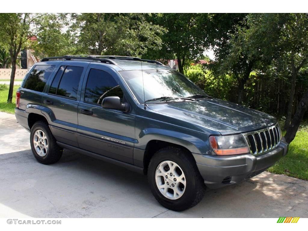 2001 Grand Cherokee Laredo 4x4 - Steel Blue Pearl / Agate photo #13