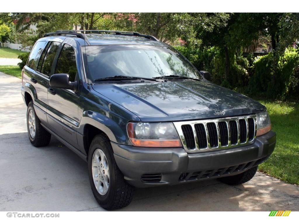 2001 Grand Cherokee Laredo 4x4 - Steel Blue Pearl / Agate photo #14