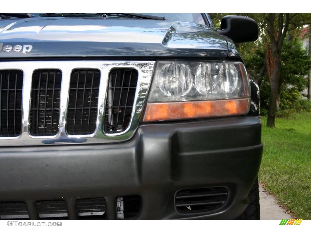 2001 Grand Cherokee Laredo 4x4 - Steel Blue Pearl / Agate photo #22