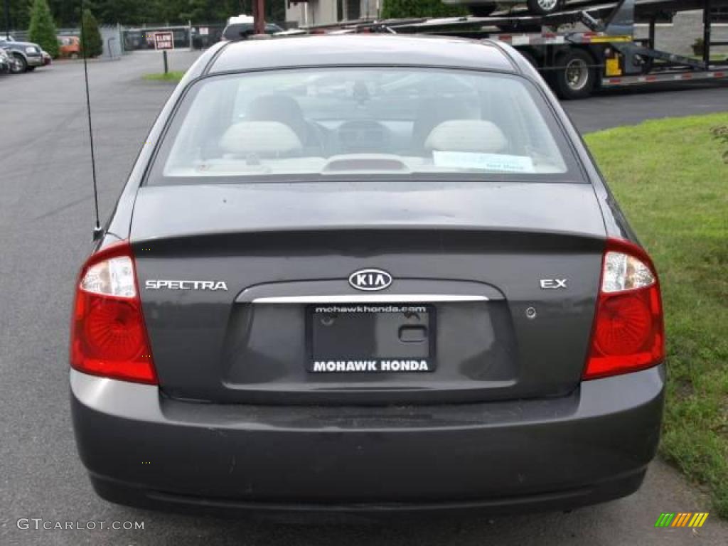 2005 Dark Bronze Kia Spectra EX Sedan 16029817 Photo 5