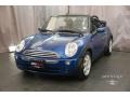 2008 Lightning Blue Metallic Mini Cooper Convertible  photo #1