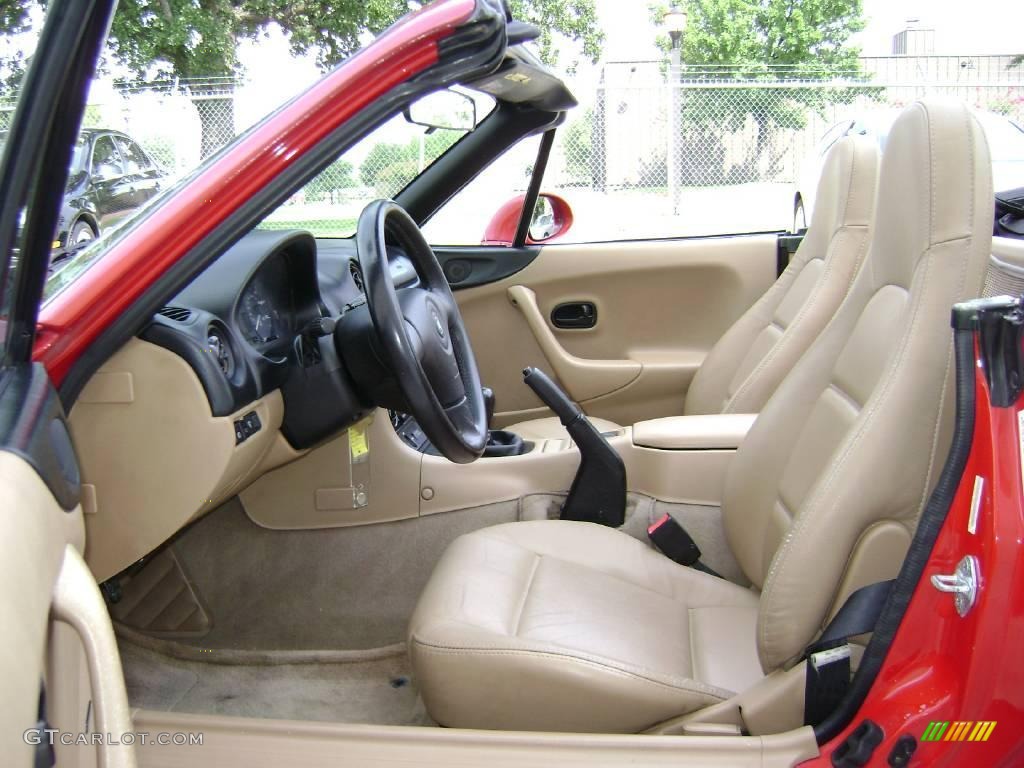 1999 MX-5 Miata Roadster - Classic Red / Tan photo #9