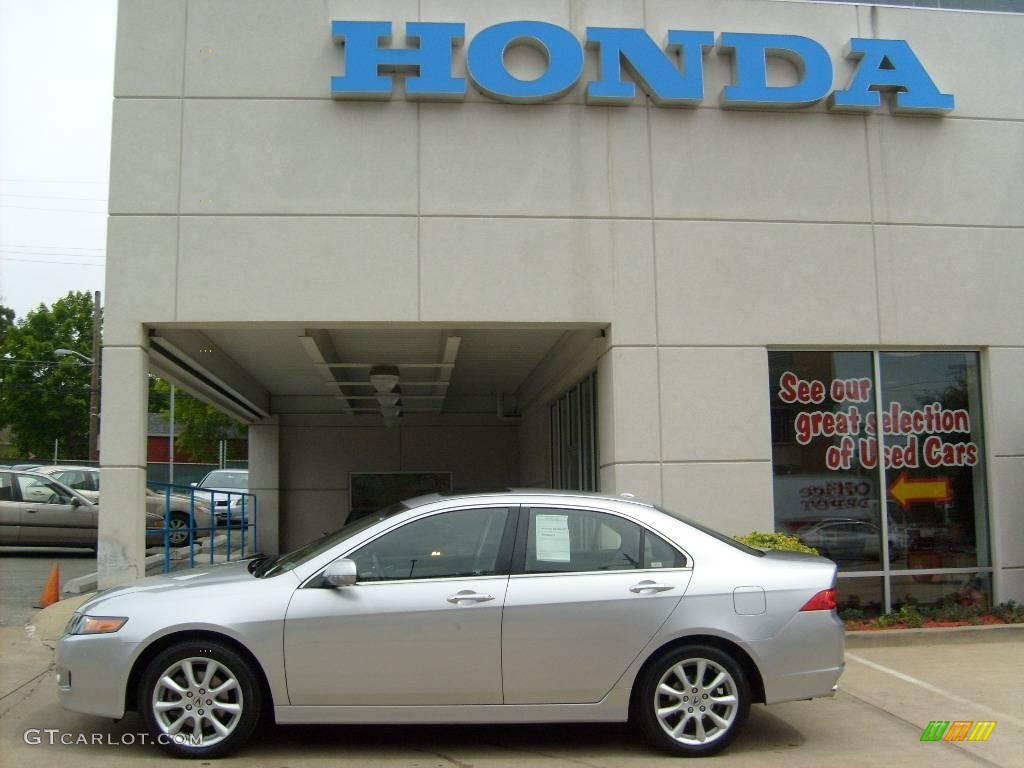 2006 TSX Sedan - Alabaster Silver Metallic / Ebony Black photo #1