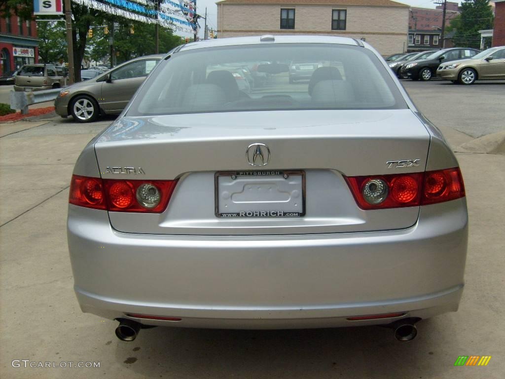 2006 TSX Sedan - Alabaster Silver Metallic / Ebony Black photo #3