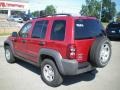 2007 Inferno Red Crystal Pearl Jeep Liberty Sport 4x4  photo #8