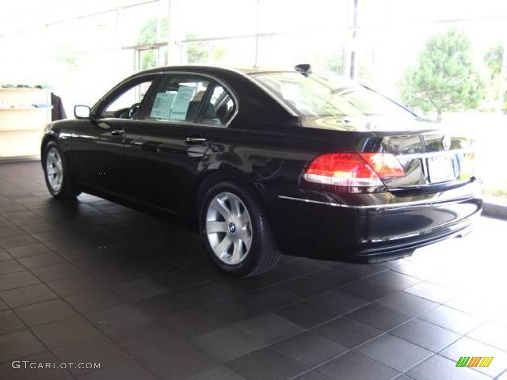 2006 7 Series 750Li Sedan - Jet Black / Black/Black photo #3