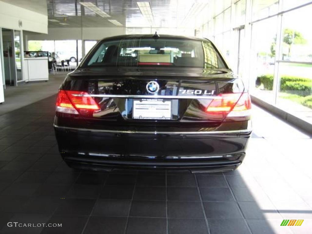2006 7 Series 750Li Sedan - Jet Black / Black/Black photo #4