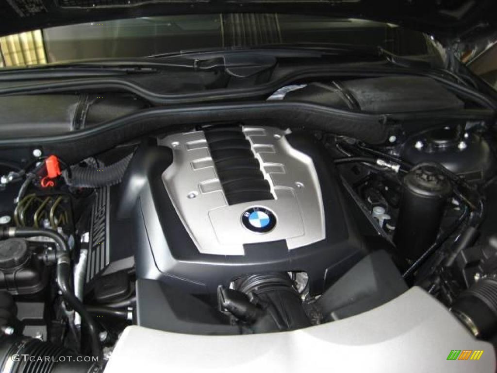 2006 7 Series 750Li Sedan - Jet Black / Black/Black photo #10