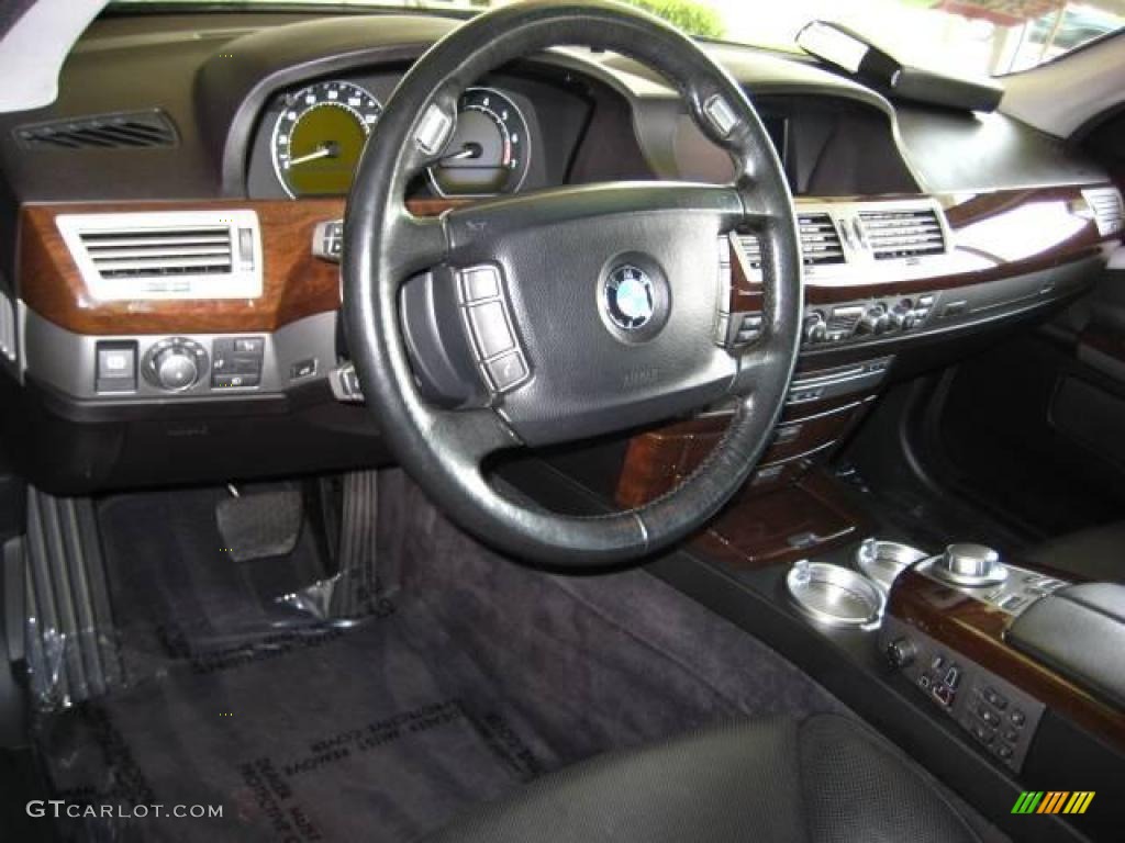 2006 7 Series 750Li Sedan - Jet Black / Black/Black photo #11
