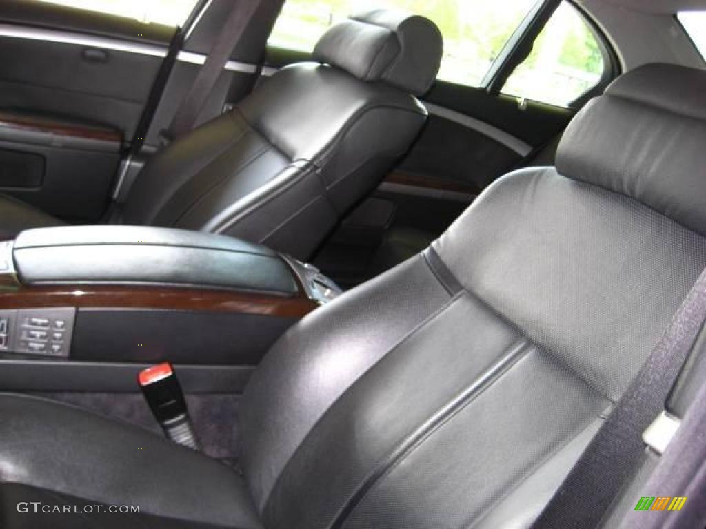2006 7 Series 750Li Sedan - Jet Black / Black/Black photo #13