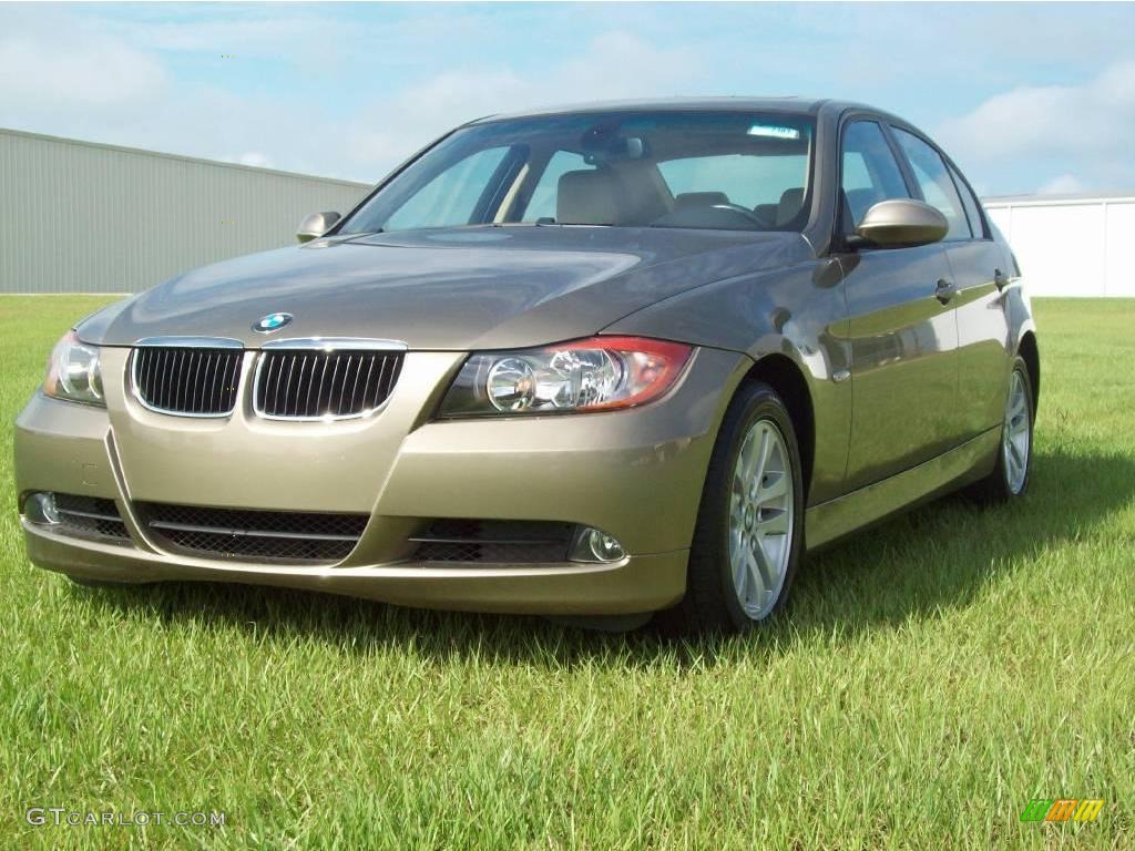 2007 3 Series 328i Sedan - Sonora Metallic / Beige photo #1