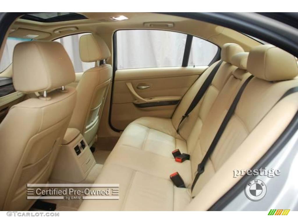 2007 3 Series 328i Sedan - Titanium Silver Metallic / Beige photo #10