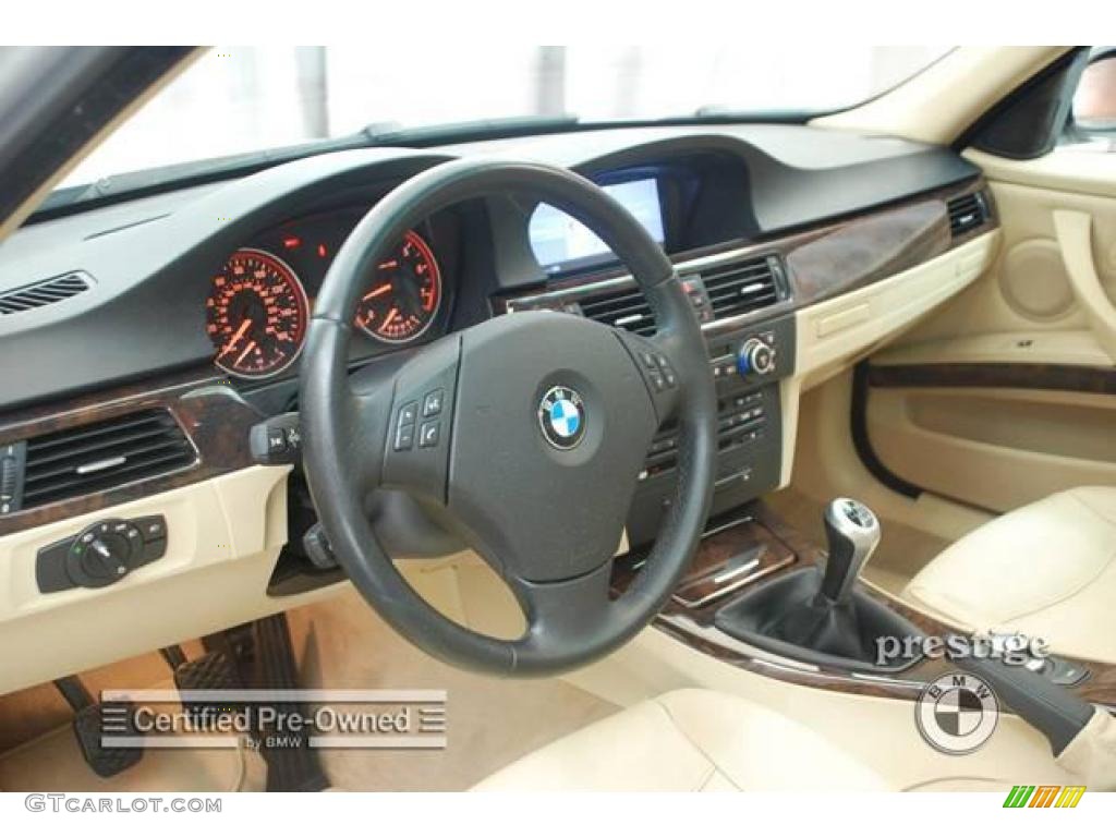 2007 3 Series 328i Sedan - Titanium Silver Metallic / Beige photo #14
