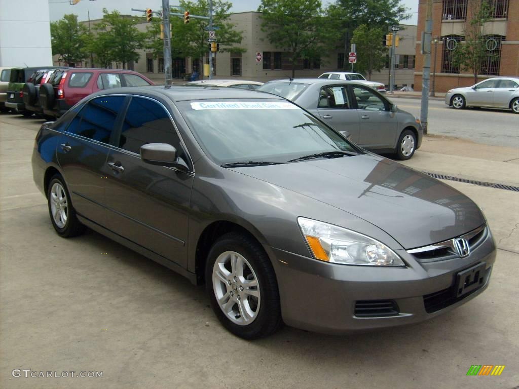 2006 Accord EX Sedan - Carbon Bronze Pearl / Black photo #6