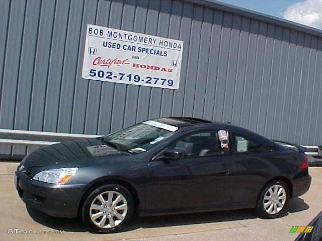 2006 Accord EX V6 Coupe - Graphite Pearl / Gray photo #1
