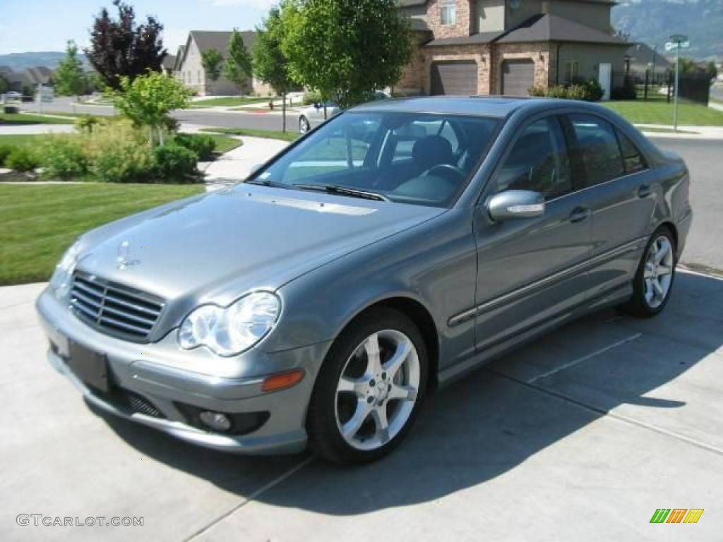 2007 C 230 Sport - Granite Grey Metallic / Black photo #1