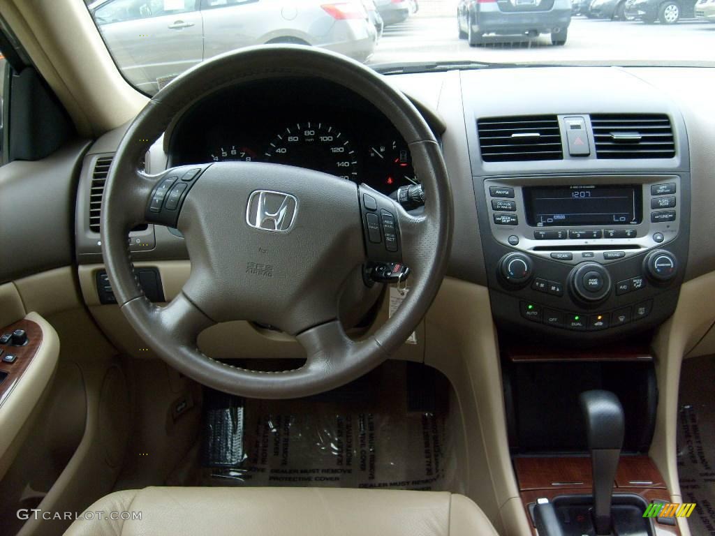 2006 Accord EX-L V6 Sedan - Carbon Bronze Pearl / Ivory photo #14