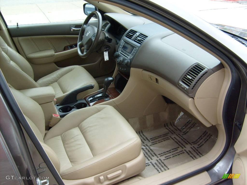 2006 Accord EX-L V6 Sedan - Carbon Bronze Pearl / Ivory photo #17