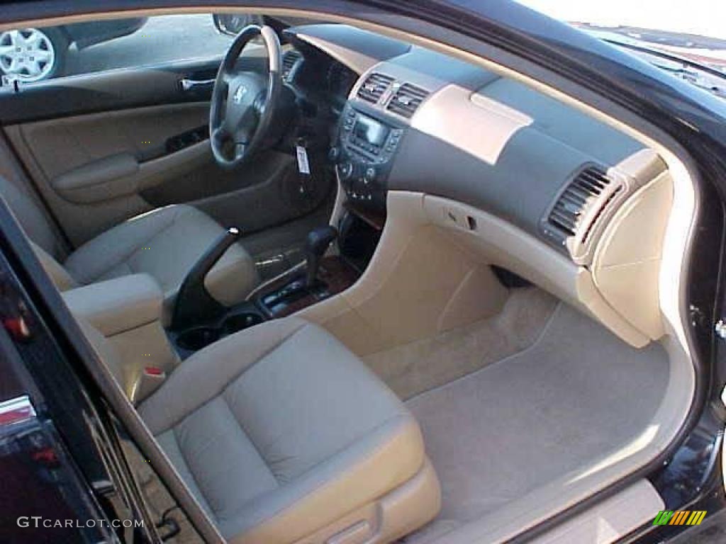 2006 Accord EX-L V6 Sedan - Nighthawk Black Pearl / Ivory photo #13