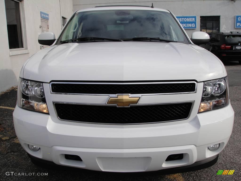 2007 Tahoe LT 4x4 - Summit White / Dark Titanium/Light Titanium photo #2