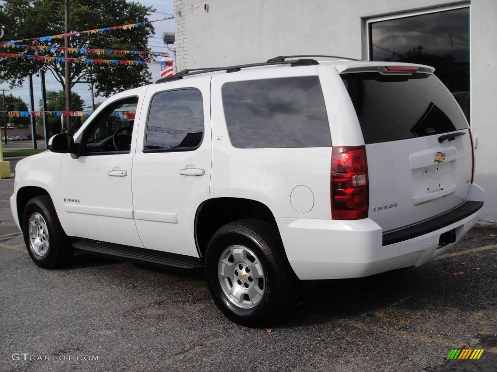 2007 Tahoe LT 4x4 - Summit White / Dark Titanium/Light Titanium photo #4