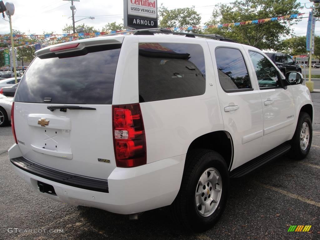 2007 Tahoe LT 4x4 - Summit White / Dark Titanium/Light Titanium photo #6