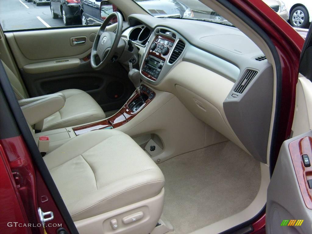2006 Highlander Limited 4WD - Salsa Red Pearl / Ivory Beige photo #16