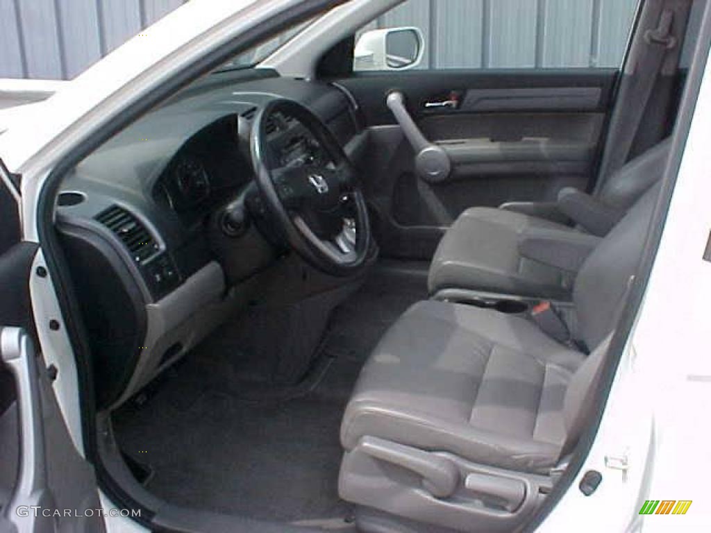 2007 CR-V EX-L 4WD - Taffeta White / Gray photo #6