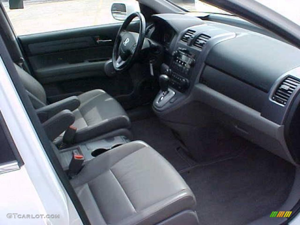 2007 CR-V EX-L 4WD - Taffeta White / Gray photo #11