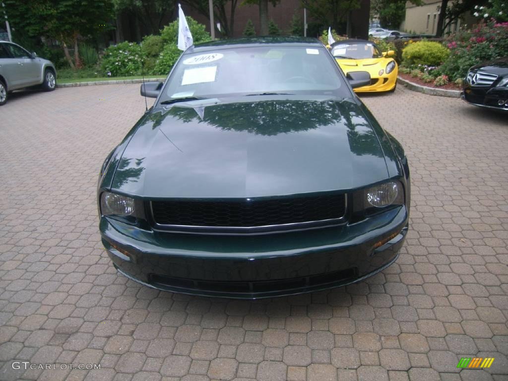 2008 Mustang Bullitt Coupe - Highland Green Metallic / Dark Charcoal photo #1