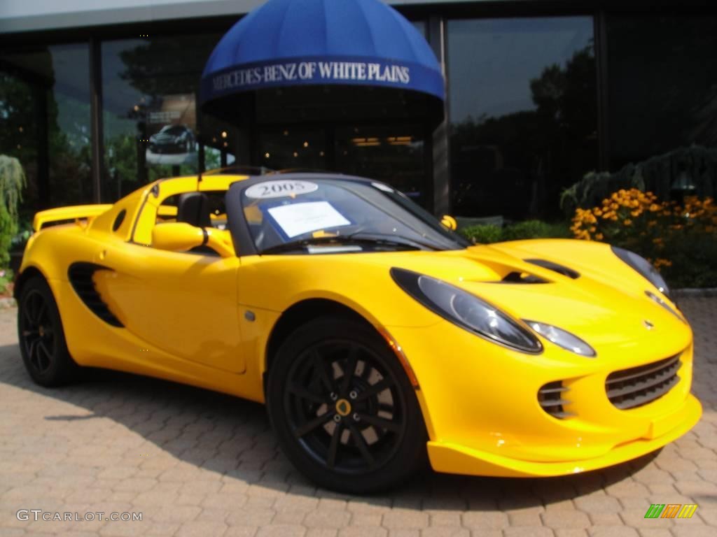 2005 Elise  - Saffron Yellow / Black photo #1