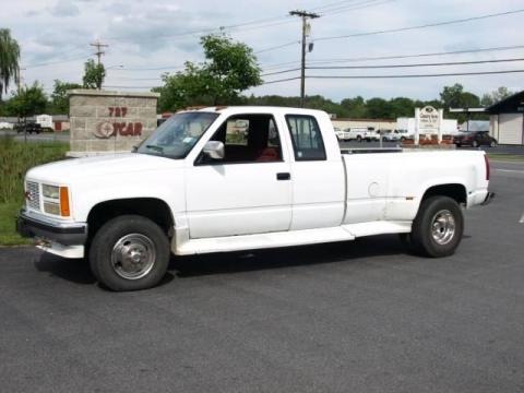 1991 Chevrolet C/K 3500 K3500 Extended Cab 4x4 Dually Data, Info and Specs