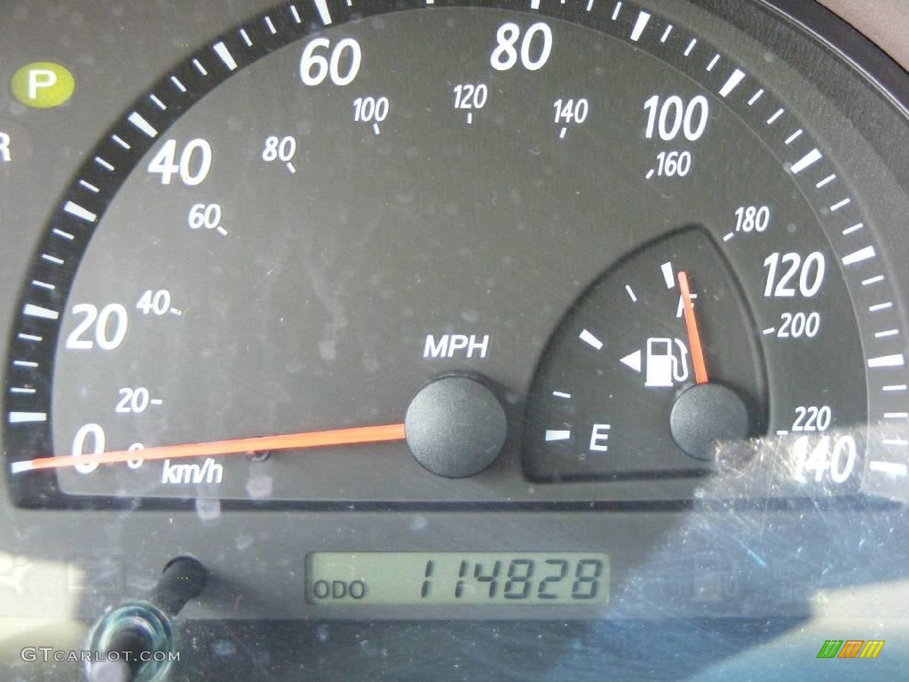 2004 Camry XLE V6 - Salsa Red Pearl / Stone photo #9