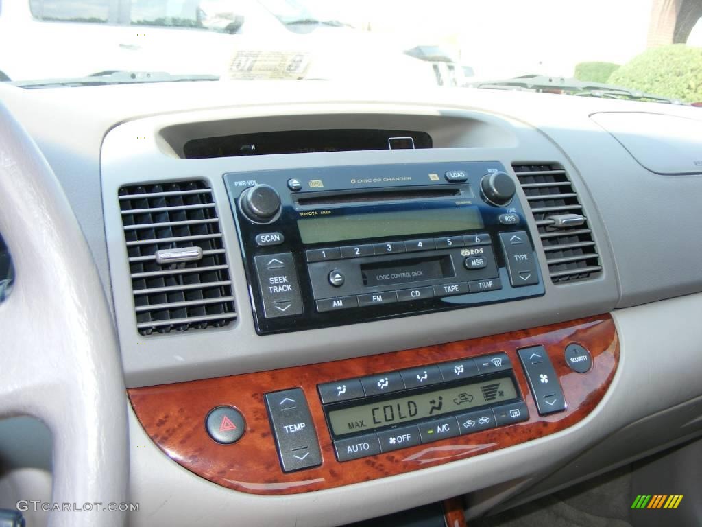 2004 Camry XLE V6 - Salsa Red Pearl / Stone photo #12