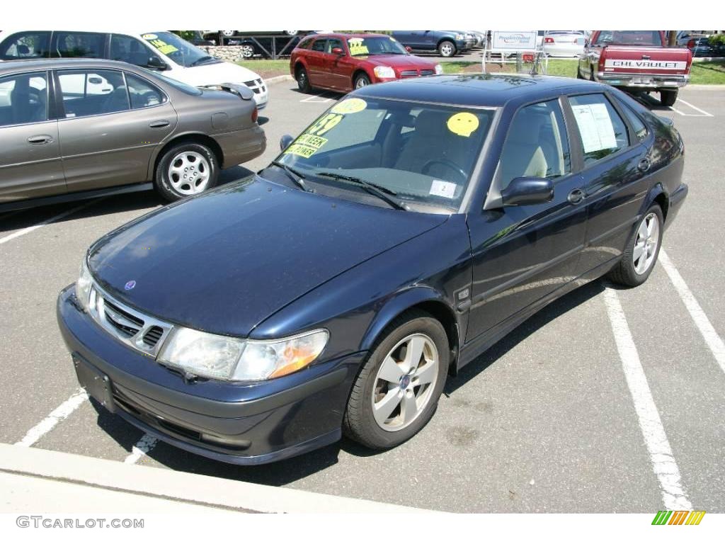 2002 Midnight Blue Metallic Saab 93 SE Sedan 16107499