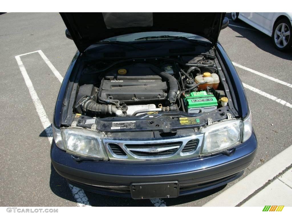 2002 9-3 SE Sedan - Midnight Blue Metallic / Sand Beige photo #14