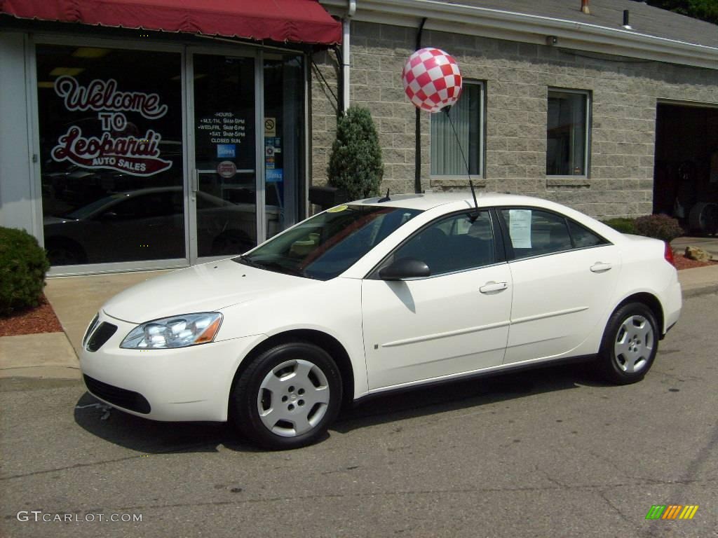 2008 G6 Value Leader Sedan - Ivory White / Ebony Black photo #1