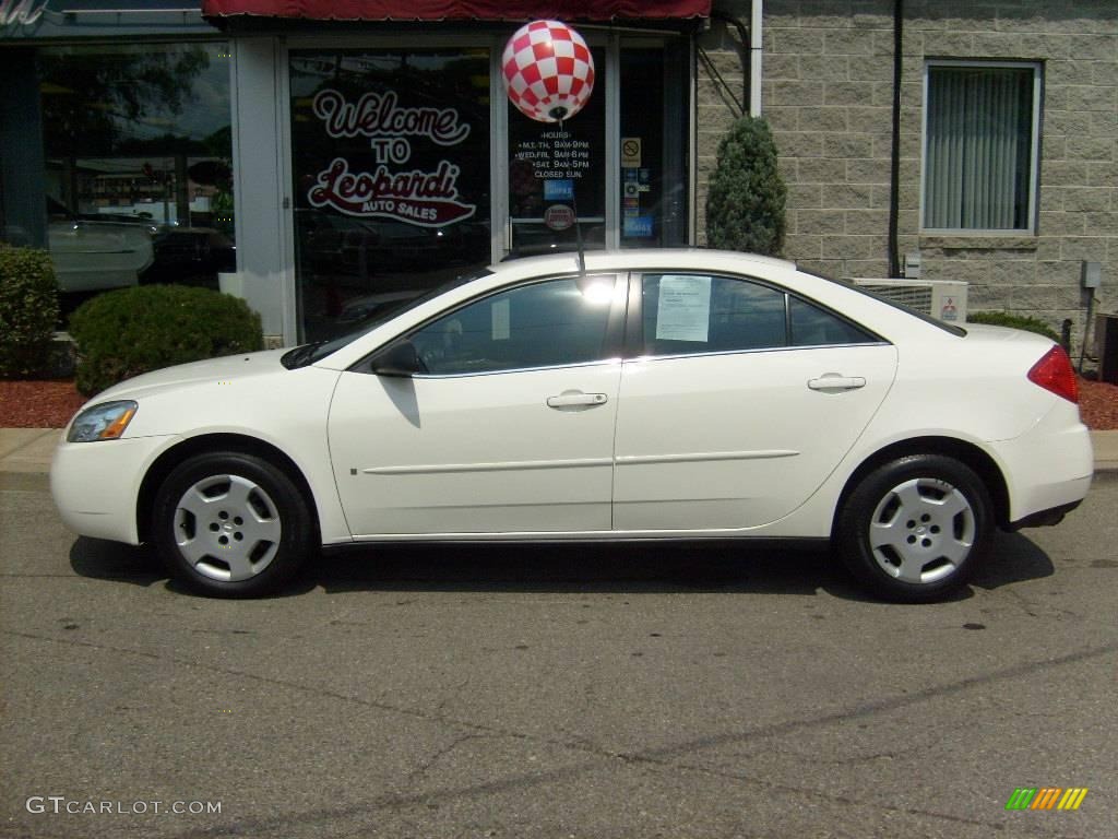 2008 G6 Value Leader Sedan - Ivory White / Ebony Black photo #2
