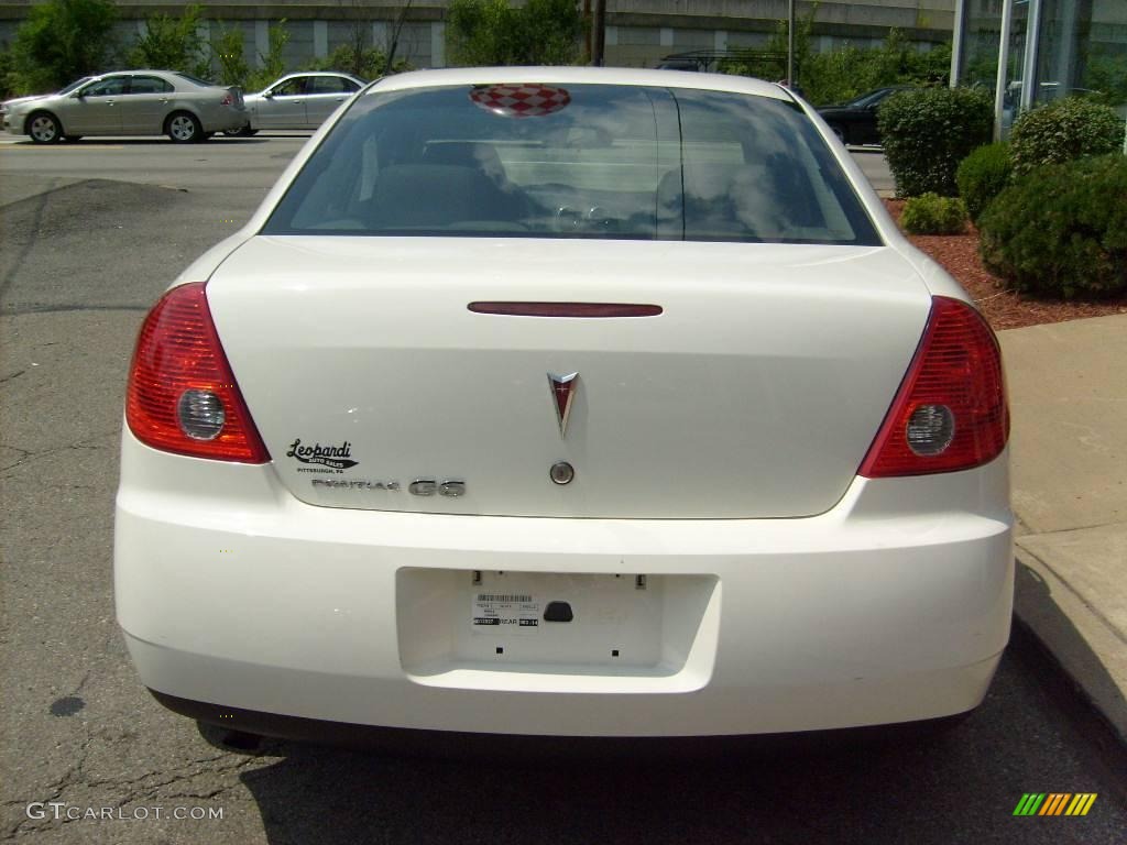 2008 G6 Value Leader Sedan - Ivory White / Ebony Black photo #4