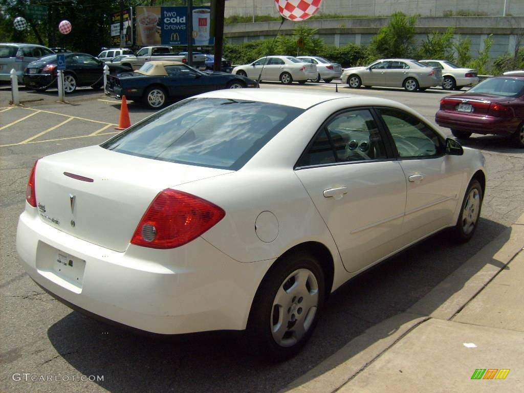 2008 G6 Value Leader Sedan - Ivory White / Ebony Black photo #5