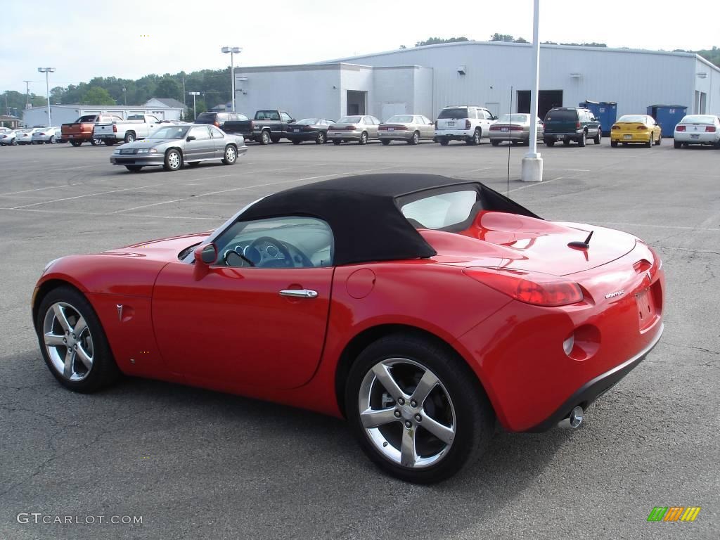 2009 Solstice GXP Roadster - Aggressive Red / Ebony/Red Stitching photo #6