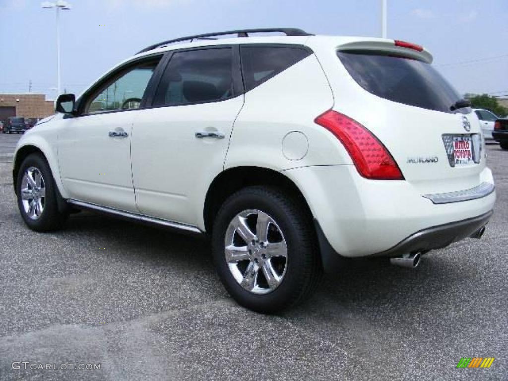 2007 Murano SL AWD - Glacier Pearl White / Cafe Latte photo #5