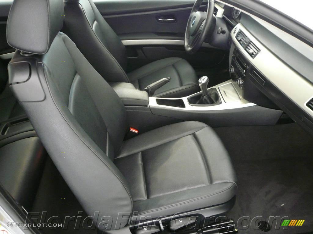 2007 3 Series 328i Coupe - Space Gray Metallic / Black photo #13