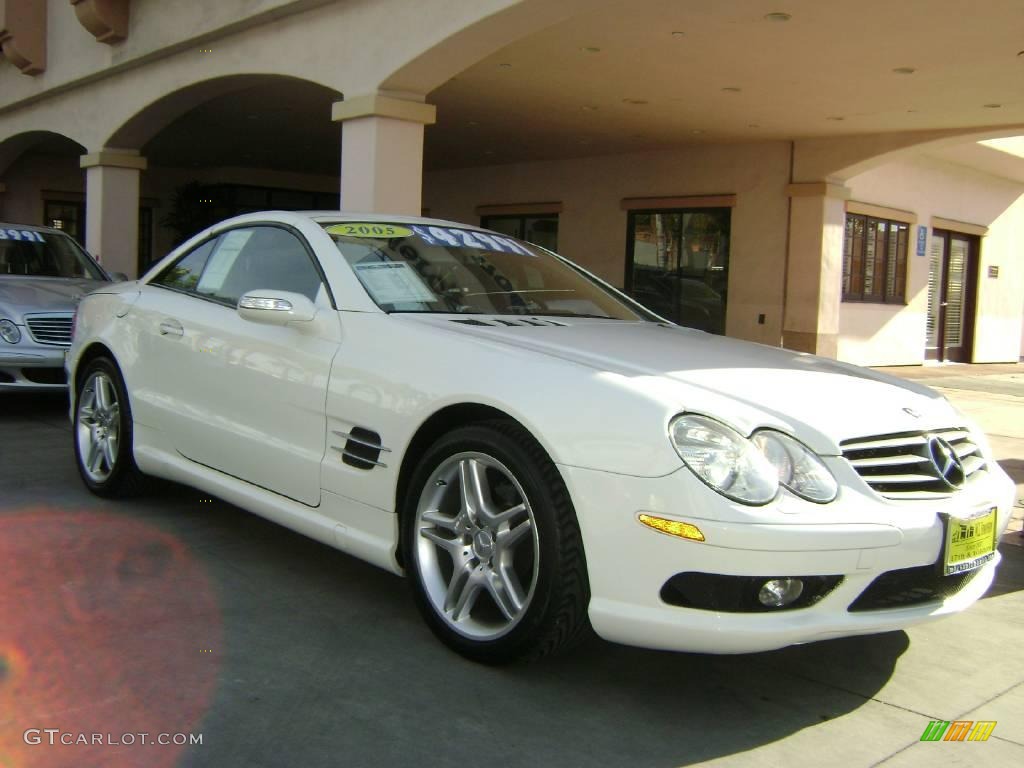 2005 SL 500 Roadster - Alabaster White / Charcoal photo #1