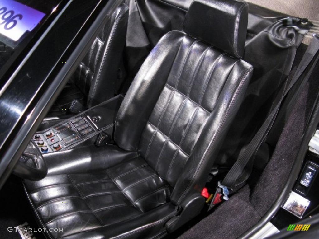 Black Interior 1989 Ferrari 328 GTS Photo #16139476