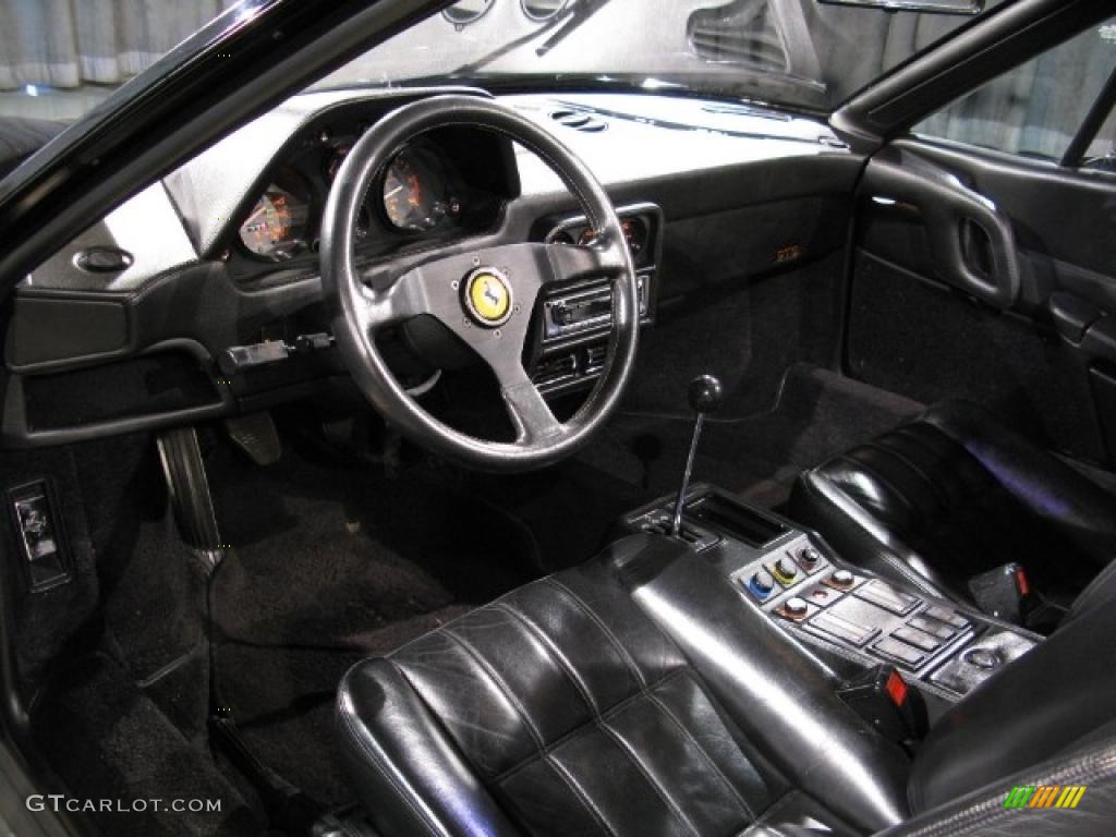 Black Interior 1989 Ferrari 328 GTS Photo #16139484