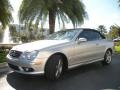 2005 Diamond Silver Metallic Mercedes-Benz CLK 500 Cabriolet  photo #2