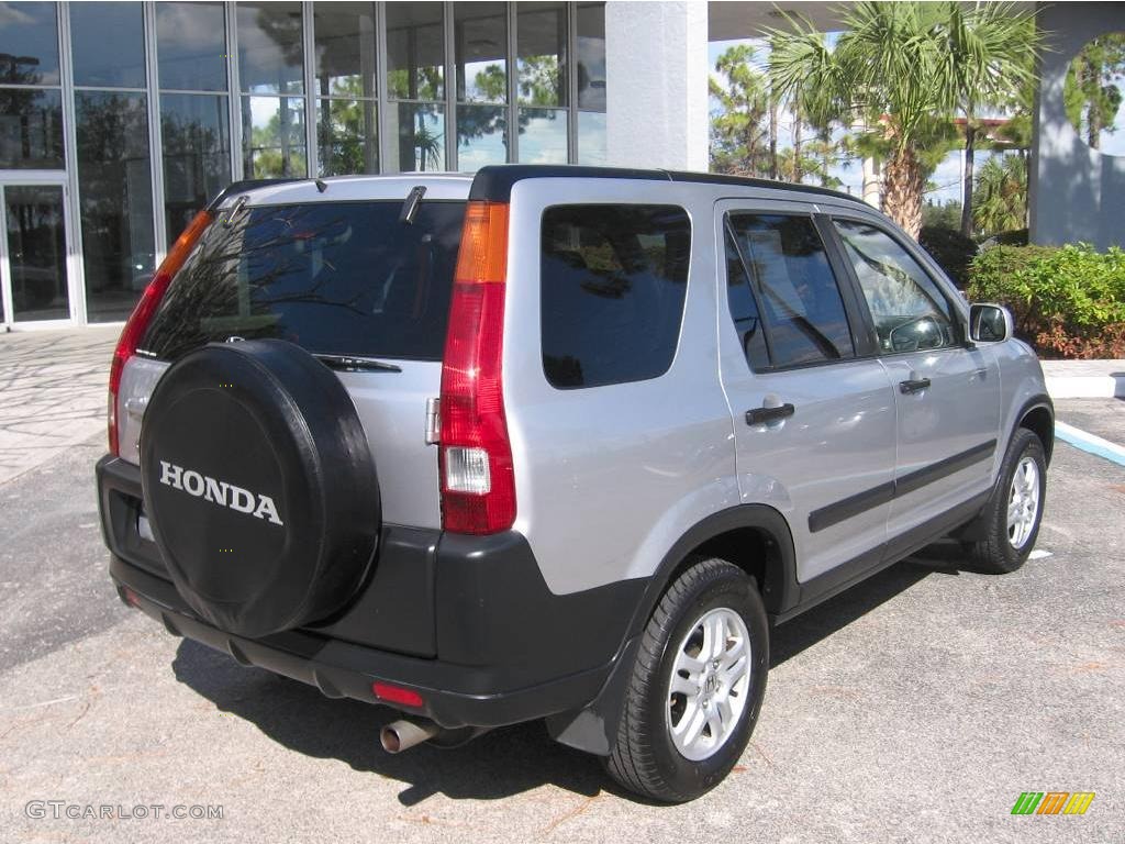 2004 CR-V EX 4WD - Satin Silver Metallic / Black photo #3